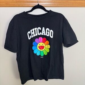 Supcable Takashi Murakami Chicago black shirt medium